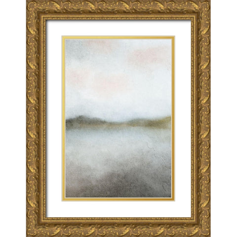 My View Gold Ornate Wood Framed Art Print with Double Matting by Kimberly, Allen