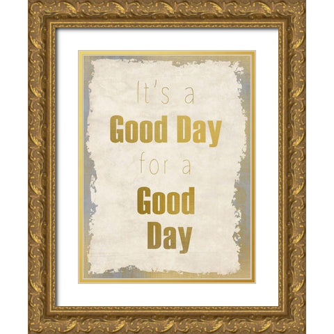 LIfes Journey 3 Gold Ornate Wood Framed Art Print with Double Matting by Kimberly, Allen