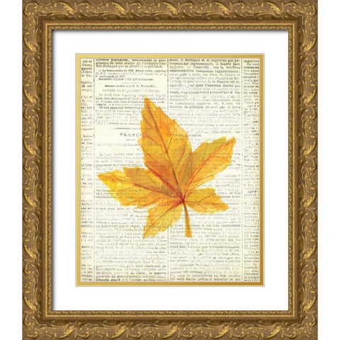In the Fall 1  Gold Ornate Wood Framed Art Print with Double Matting by Kimberly, Allen