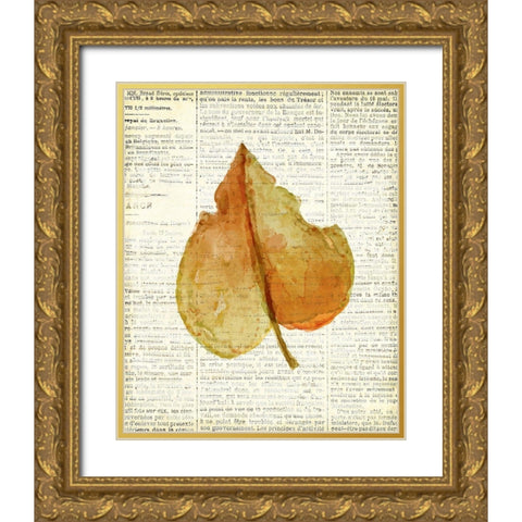 In the Fall 3  Gold Ornate Wood Framed Art Print with Double Matting by Kimberly, Allen