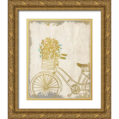 Lifes Journey 4  Gold Ornate Wood Framed Art Print with Double Matting by Kimberly, Allen