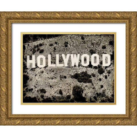 Hollywood Gold Ornate Wood Framed Art Print with Double Matting by Kimberly, Allen