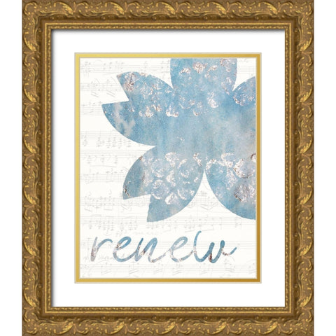 Spa Days 1 Gold Ornate Wood Framed Art Print with Double Matting by Kimberly, Allen