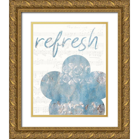 Spa Days 2 Gold Ornate Wood Framed Art Print with Double Matting by Kimberly, Allen