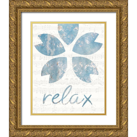 Spa Days 3 Gold Ornate Wood Framed Art Print with Double Matting by Kimberly, Allen