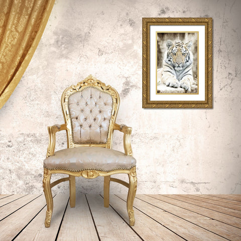 Concentration Gold Ornate Wood Framed Art Print with Double Matting by Kimberly, Allen
