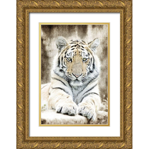 Concentration Gold Ornate Wood Framed Art Print with Double Matting by Kimberly, Allen