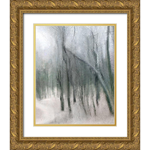 Shrouded Forest 3 Gold Ornate Wood Framed Art Print with Double Matting by Allen, Kimberly