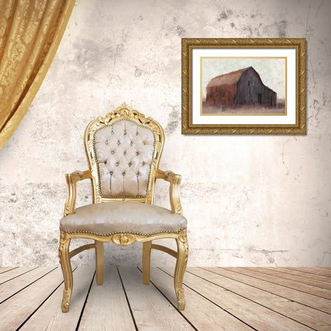 Forgotten Gold Ornate Wood Framed Art Print with Double Matting by Allen, Kimberly