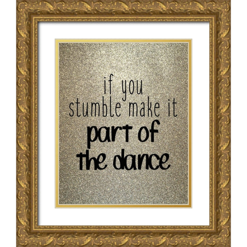 Part of the Dance Gold Ornate Wood Framed Art Print with Double Matting by Kimberly, Allen