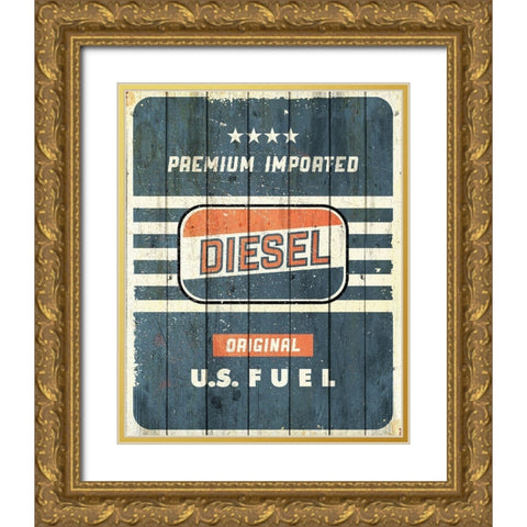 Premium Imported Gold Ornate Wood Framed Art Print with Double Matting by Kimberly, Allen