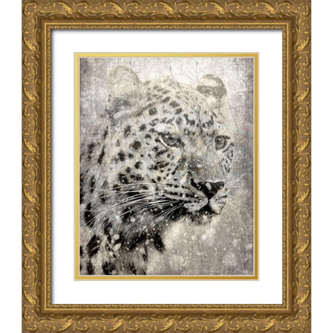 Winters Gaze Gold Ornate Wood Framed Art Print with Double Matting by Kimberly, Allen