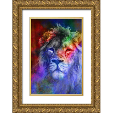 Pride Gold Ornate Wood Framed Art Print with Double Matting by Kimberly, Allen