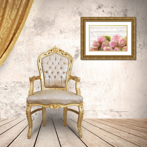 Fluers Gold Ornate Wood Framed Art Print with Double Matting by Kimberly, Allen