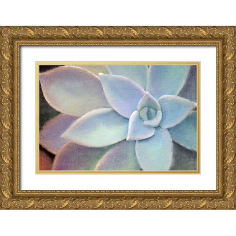 Softly Gold Ornate Wood Framed Art Print with Double Matting by Allen, Kimberly