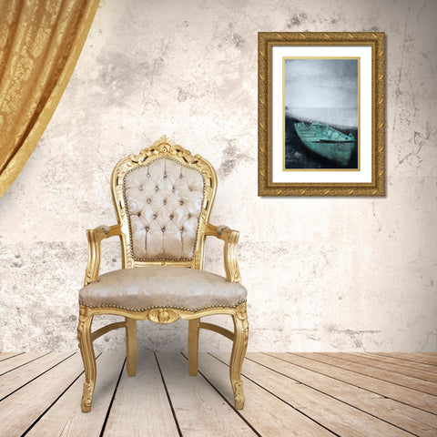 A Day Gone Gold Ornate Wood Framed Art Print with Double Matting by Allen, Kimberly