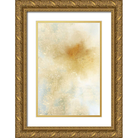 Honeysuckle Gold Ornate Wood Framed Art Print with Double Matting by Kimberly, Allen