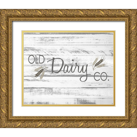 Farm 5 Gold Ornate Wood Framed Art Print with Double Matting by Allen, Kimberly