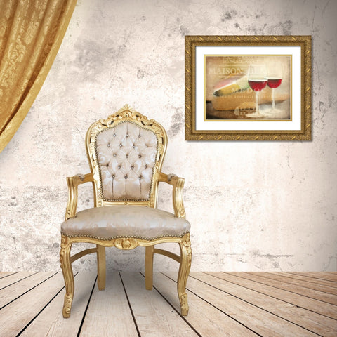 Maison Blanc Gold Ornate Wood Framed Art Print with Double Matting by Kimberly, Allen
