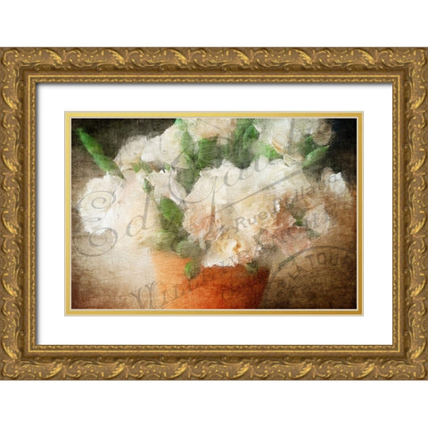 Rue Rolland Gold Ornate Wood Framed Art Print with Double Matting by Kimberly, Allen