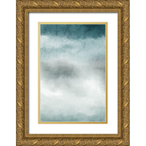 Colors of the Sea Gold Ornate Wood Framed Art Print with Double Matting by Allen, Kimberly