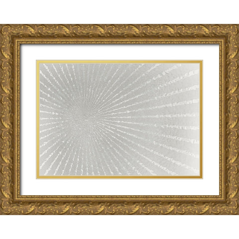 Silver Burst Gold Ornate Wood Framed Art Print with Double Matting by Kimberly, Allen