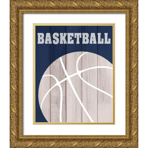 Play 2 Gold Ornate Wood Framed Art Print with Double Matting by Kimberly, Allen