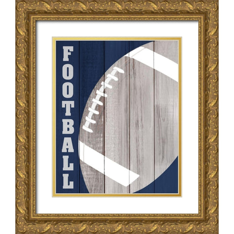 Play 4 Gold Ornate Wood Framed Art Print with Double Matting by Kimberly, Allen