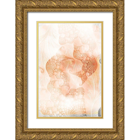 Glow Gold Ornate Wood Framed Art Print with Double Matting by Kimberly, Allen