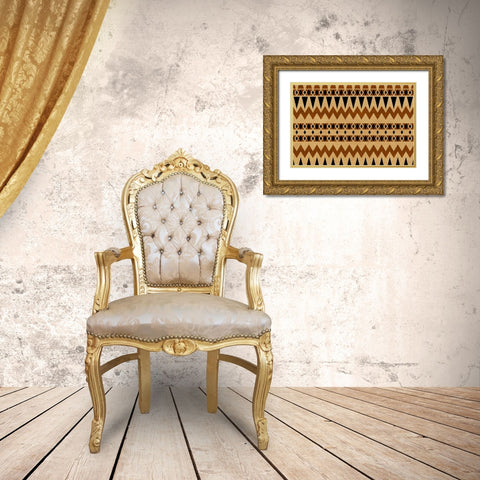 Print 2 Gold Ornate Wood Framed Art Print with Double Matting by Kimberly, Allen