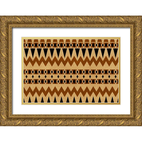 Print 2 Gold Ornate Wood Framed Art Print with Double Matting by Kimberly, Allen