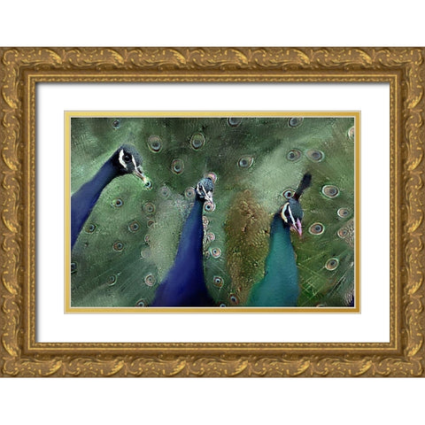 Royal 1 Gold Ornate Wood Framed Art Print with Double Matting by Kimberly, Allen