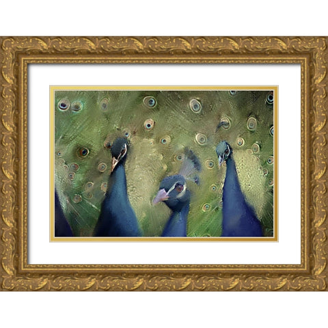 Royal 2 Gold Ornate Wood Framed Art Print with Double Matting by Kimberly, Allen