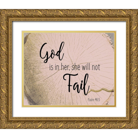 She is 3 Gold Ornate Wood Framed Art Print with Double Matting by Kimberly, Allen