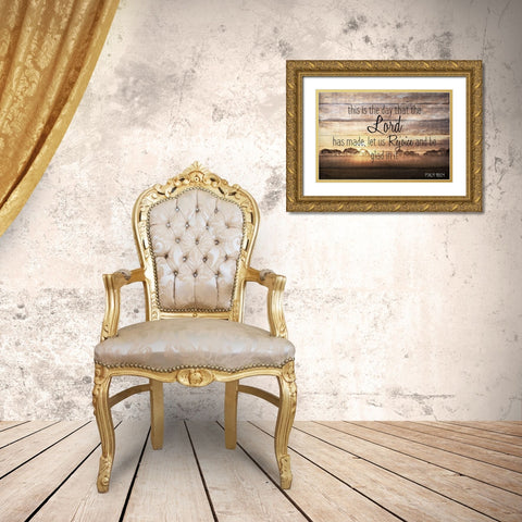 This is the Day Gold Ornate Wood Framed Art Print with Double Matting by Kimberly, Allen