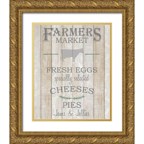 Specially Selected Gold Ornate Wood Framed Art Print with Double Matting by Kimberly, Allen