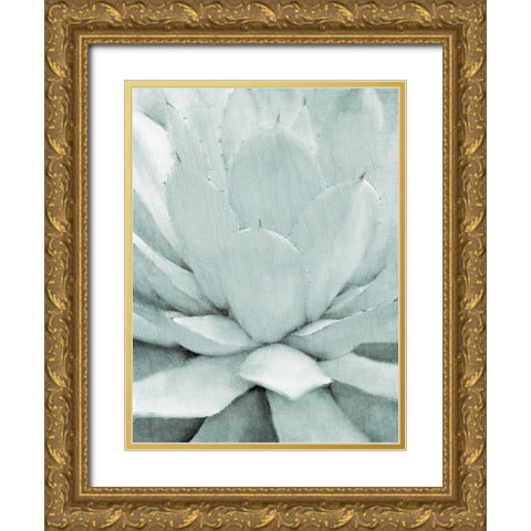 Agave I Gold Ornate Wood Framed Art Print with Double Matting by Kimberly, Allen