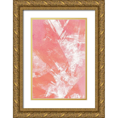 Shards 2 Gold Ornate Wood Framed Art Print with Double Matting by Kimberly, Allen