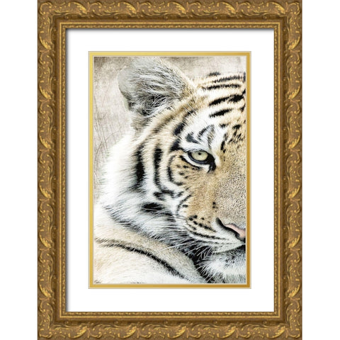 Concentration A Gold Ornate Wood Framed Art Print with Double Matting by Kimberly, Allen