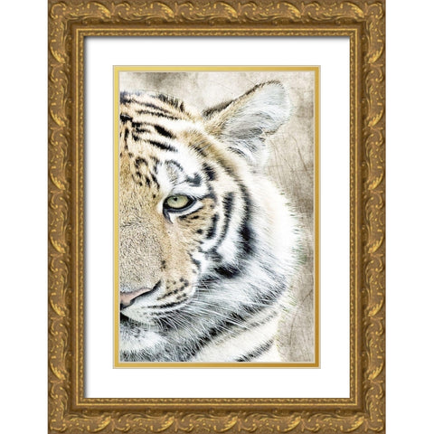 Concentration B Gold Ornate Wood Framed Art Print with Double Matting by Kimberly, Allen