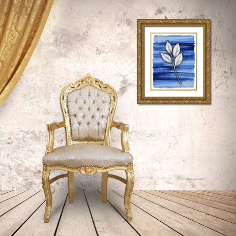 Brushstrokes 3 Gold Ornate Wood Framed Art Print with Double Matting by Allen, Kimberly