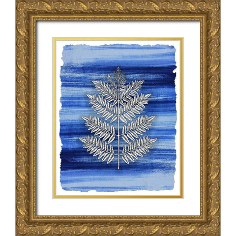 Brushstrokes 5 Gold Ornate Wood Framed Art Print with Double Matting by Allen, Kimberly