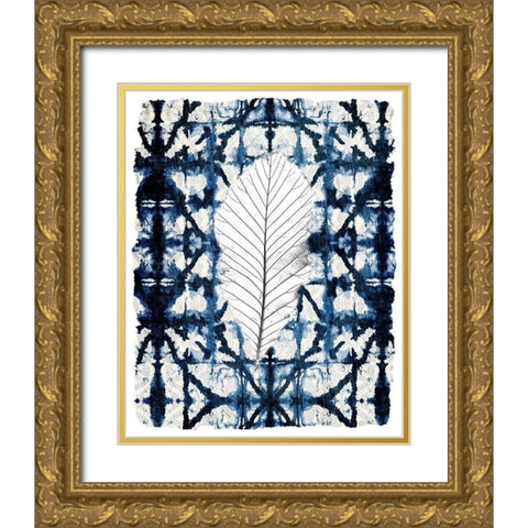 White Silhouette 2 Gold Ornate Wood Framed Art Print with Double Matting by Allen, Kimberly