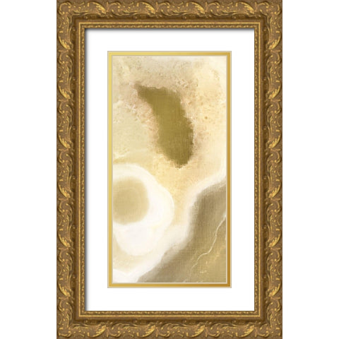 Golden Touch 2 Gold Ornate Wood Framed Art Print with Double Matting by Kimberly, Allen