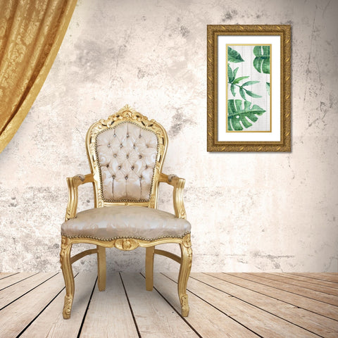 Tropics 1 Gold Ornate Wood Framed Art Print with Double Matting by Kimberly, Allen