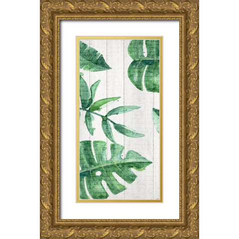 Tropics 1 Gold Ornate Wood Framed Art Print with Double Matting by Kimberly, Allen