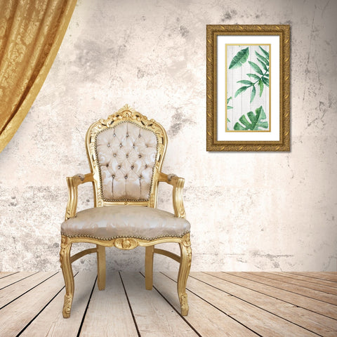 Tropics 2 Gold Ornate Wood Framed Art Print with Double Matting by Kimberly, Allen