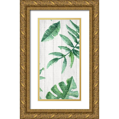 Tropics 2 Gold Ornate Wood Framed Art Print with Double Matting by Kimberly, Allen
