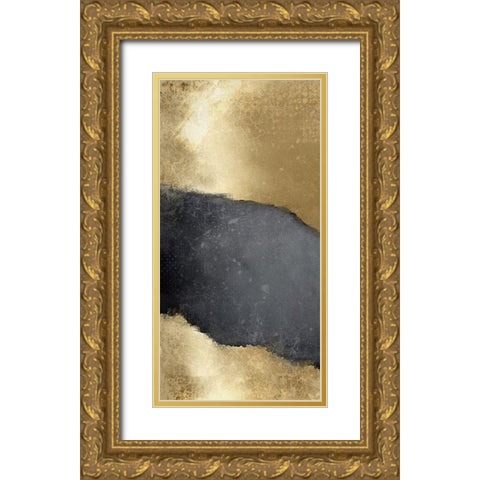 Golden Light of Day A Gold Ornate Wood Framed Art Print with Double Matting by Kimberly, Allen