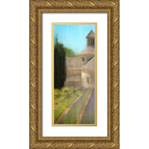 At the Villa 1 Gold Ornate Wood Framed Art Print with Double Matting by Kimberly, Allen
